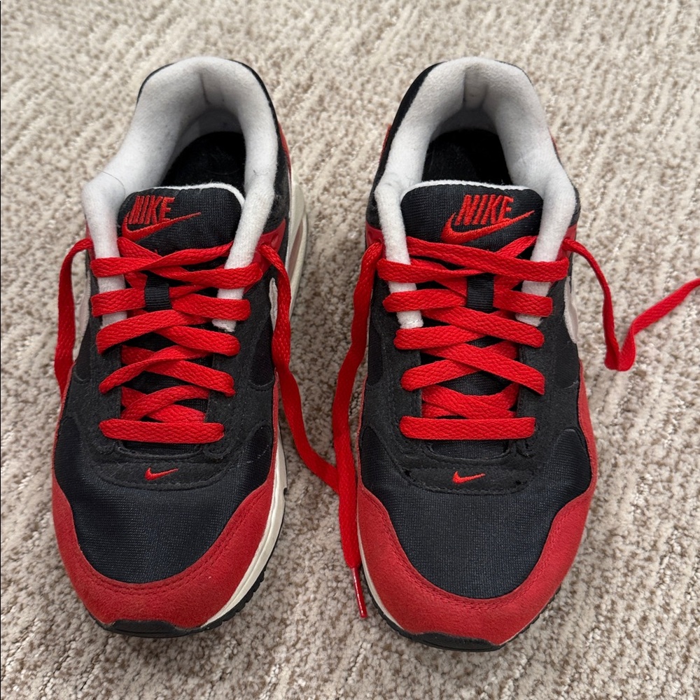 Nike Black and Red Athletic Shoes